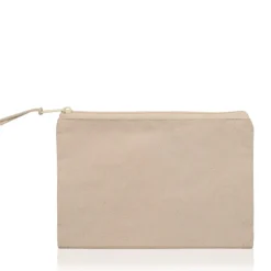 Gift Campaign Pochette in cotone con cerniera ideale per cosmetici 310 g/m2> Pochette Personalizzate