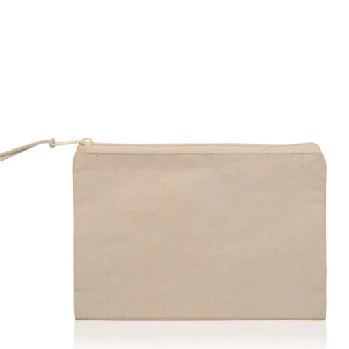 Gift Campaign Pochette in cotone con cerniera ideale per cosmetici 310 g/m2> Pochette Personalizzate
