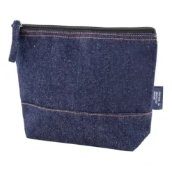 Gift Campaign Pochette in cotone da 240 g/m2 e denim riciclato con tiretto abbinato> Pochette Personalizzate