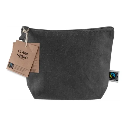 Gift Campaign Pochette in cotone del commercio equo e solidale 280g/m2 ClarkFairBlack> Gadget Ecologici|Pochette Personalizzate
