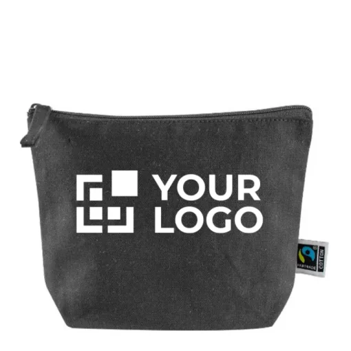Gift Campaign Pochette in cotone del commercio equo e solidale 280g/m2 ClarkFairBlack> Gadget Ecologici|Pochette Personalizzate