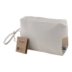 Gift Campaign Pochette in cotone Fairtrade 220g/m2 con base e manico in iuta 330g/m2></noscript> Pochette Personalizzate