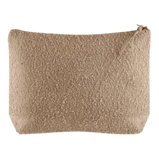 Gift Campaign Pochette in cotone 375g/m2 e poliestere con finitura particolare Sand> Gadget Per Parrucchieri|Pochette Personalizzate