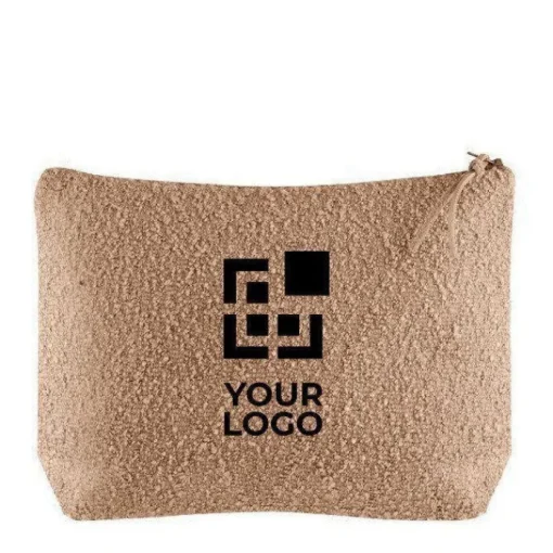 Gift Campaign Pochette in cotone 375g/m2 e poliestere con finitura particolare Sand> Gadget Per Parrucchieri|Pochette Personalizzate