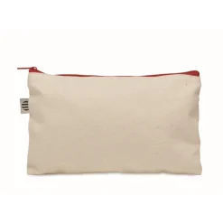 Gift Campaign Pochette in cotone organico da 340g/m² con cerniera colorata></noscript> Pochette Personalizzate