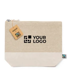 Gift Campaign Pochette in cotone proveniente dal commercio equo Duo FairTrade></noscript> Pochette Personalizzate