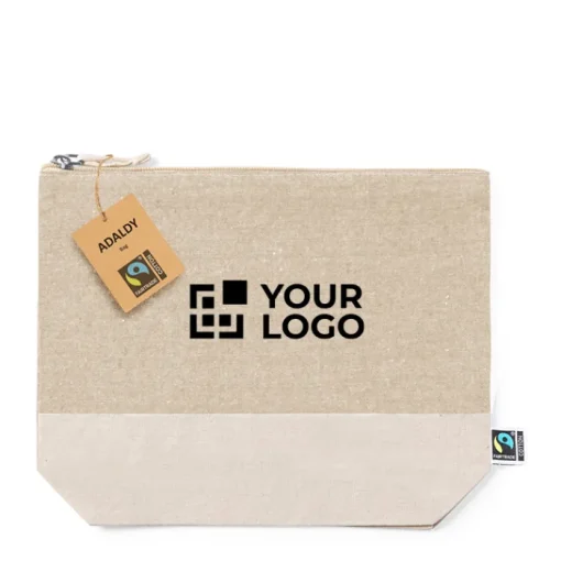 Gift Campaign Pochette in cotone proveniente dal commercio equo Duo FairTrade> Pochette Personalizzate