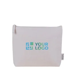 Gift Campaign Pochette in cotone riciclato con interno isotermico in alluminio></noscript> Pochette Personalizzate