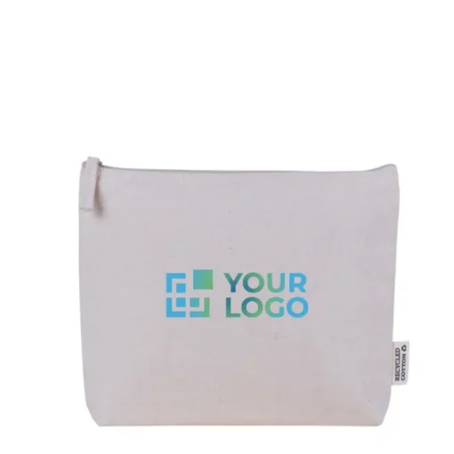 Gift Campaign Pochette in cotone riciclato con interno isotermico in alluminio> Pochette Personalizzate