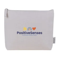 Gift Campaign Pochette in cotone riciclato con interno isotermico in alluminio></noscript> Pochette Personalizzate