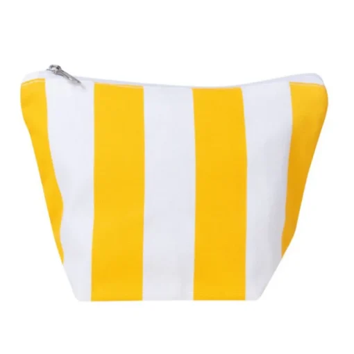 Gift Campaign Pochette in cotone riciclato con design a righe verticali> Pochette Personalizzate