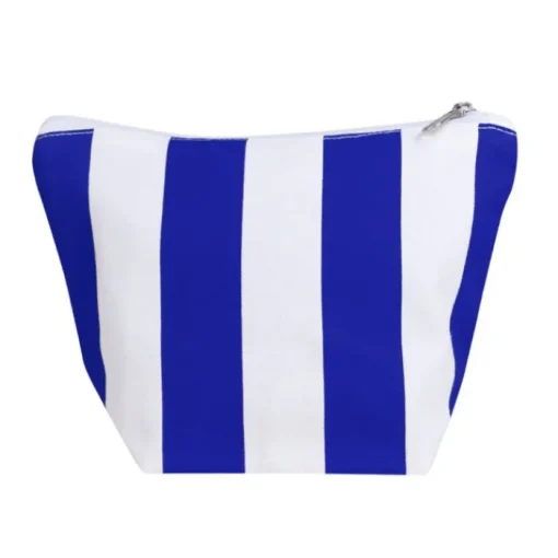 Gift Campaign Pochette in cotone riciclato con design a righe verticali> Pochette Personalizzate