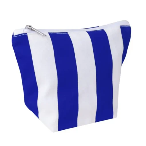 Gift Campaign Pochette in cotone riciclato con design a righe verticali> Pochette Personalizzate