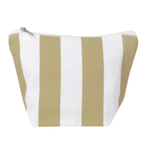 Gift Campaign Pochette in cotone riciclato con design a righe verticali> Pochette Personalizzate