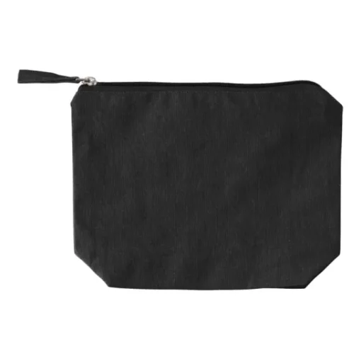 Gift Campaign Pochette in cotone riciclato da 280 g/m² con cerniera abbinata> Pochette Personalizzate