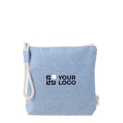 Gift Campaign Pochette in cotone riciclato con manico in corda da 320 g/m2></noscript> Pochette Personalizzate