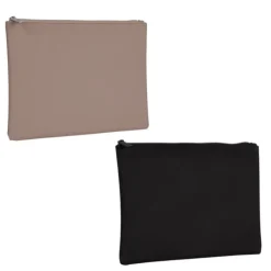 Gift Campaign Pochette in ecopelle morbida con cerniera coordinata> Pochette Personalizzate