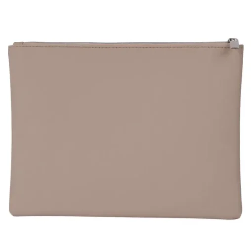 Gift Campaign Pochette in ecopelle morbida con cerniera coordinata> Pochette Personalizzate