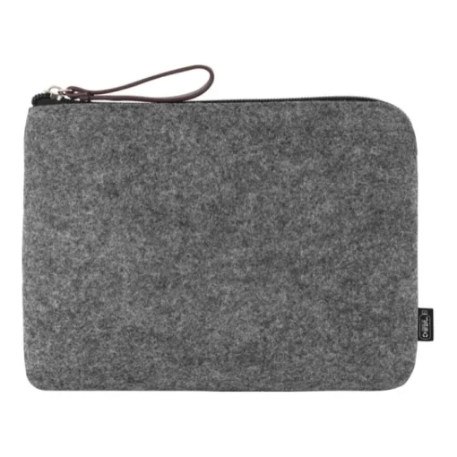 Gift Campaign Pochette in feltro riciclato con manico in pelle sintetica Felt RPET> Pochette Personalizzate