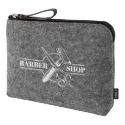 Gift Campaign Pochette in feltro riciclato con manico in pelle sintetica Felt RPET> Pochette Personalizzate