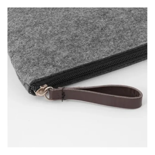 Gift Campaign Pochette in feltro riciclato con manico in pelle sintetica Felt RPET> Pochette Personalizzate