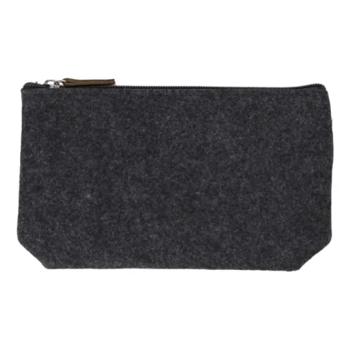 Gift Campaign Pochette in feltro rPET con tiretto della cerniera in PU> Pochette Personalizzate