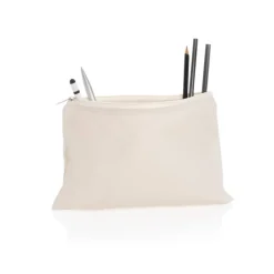 Gift Campaign Pochette in tela riciclata grezza da 285 gm2 EcoTrace Raw> Gadget Per La Scuola|Astucci