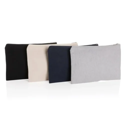 Gift Campaign Pochette in tela riciclata grezza da 285 gm2 EcoTrace Raw> Gadget Per La Scuola|Astucci