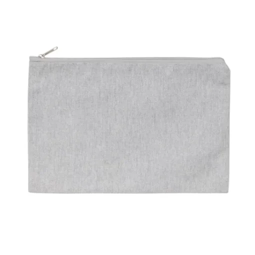 Gift Campaign Pochette in tela riciclata grezza da 285 gm2 EcoTrace Raw> Gadget Per La Scuola|Astucci