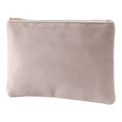 Gift Campaign Pochette in tessuto di velluto 280g/m2 con cerniera e tiretto dorati> Pochette Personalizzate