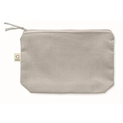 Gift Campaign Pochette in tessuto riciclato da 320 gr/m² con cerniera coordinata></noscript> Pochette Personalizzate