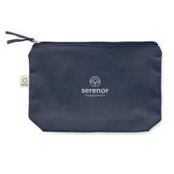 Gift Campaign Pochette in tessuto riciclato da 320 gr/m² con cerniera coordinata></noscript> Pochette Personalizzate