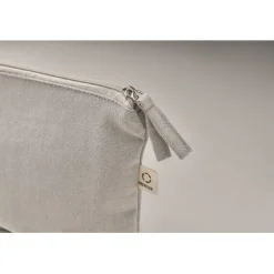 Gift Campaign Pochette in tessuto riciclato da 320 gr/m² con cerniera coordinata></noscript> Pochette Personalizzate