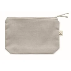 Gift Campaign Pochette in tessuto riciclato da 320 gr/m² con cerniera coordinata></noscript> Pochette Personalizzate