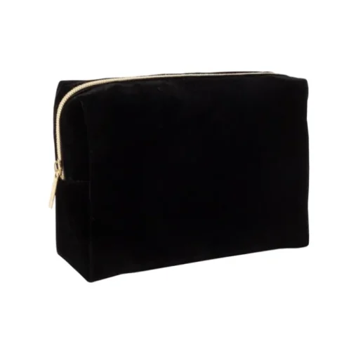 Gift Campaign Pochette in velluto di poliestere con cerniera dorata 280 g/m²> Pochette Personalizzate