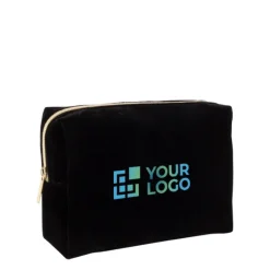 Gift Campaign Pochette in velluto di poliestere con cerniera dorata 280 g/m²></noscript> Pochette Personalizzate