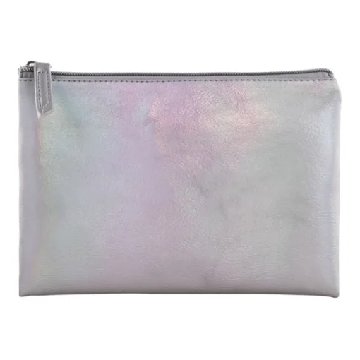 Gift Campaign Pochette moderna in PU con effetto iridescente e tirante abbinato> Pochette Personalizzate