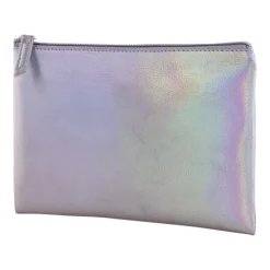 Gift Campaign Pochette moderna in PU con effetto iridescente e tirante abbinato> Pochette Personalizzate