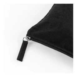 Gift Campaign Pochette nera in cotone riciclato da 230 g/m² con tirante abbinato></noscript> Pochette Personalizzate