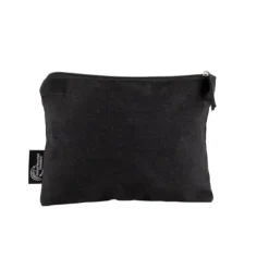 Gift Campaign Pochette nera in cotone riciclato da 230 g/m² con tirante abbinato></noscript> Pochette Personalizzate