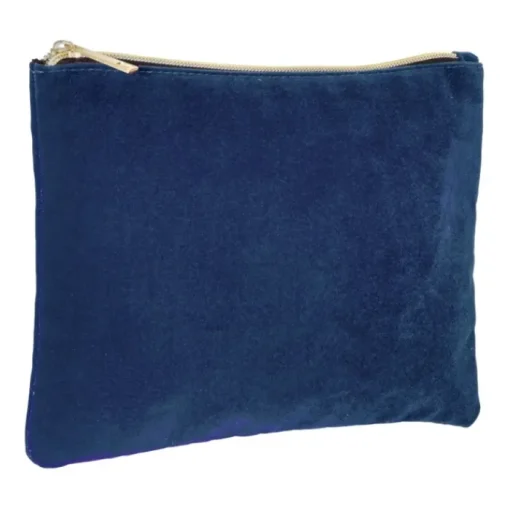 Gift Campaign Pochette porta trucchi con logo in velluto con fodera interna Elegant> Gadget Per Parrucchieri|Pochette Personalizzate
