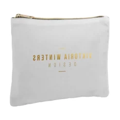 Gift Campaign Pochette porta trucchi con logo in velluto con fodera interna Elegant> Gadget Per Parrucchieri|Pochette Personalizzate