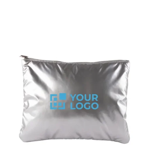Gift Campaign Pochette promozionale imbottita in poliestere metallizzato da 150 g/m²> Pochette Personalizzate