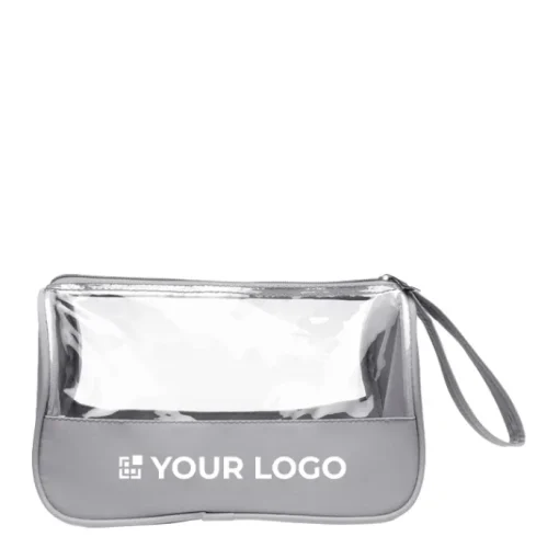 Gift Campaign Pochette promozionale in microfibra con banda in PVC Uptown> Pochette Personalizzate