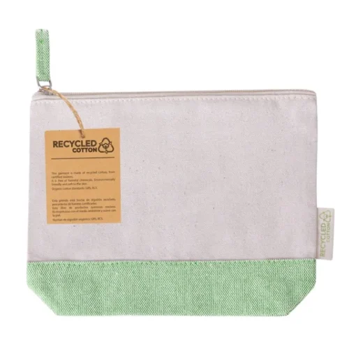 Gift Campaign Pochette promozionale in cotone riciclato con base e maniglia colorate> Pochette Personalizzate