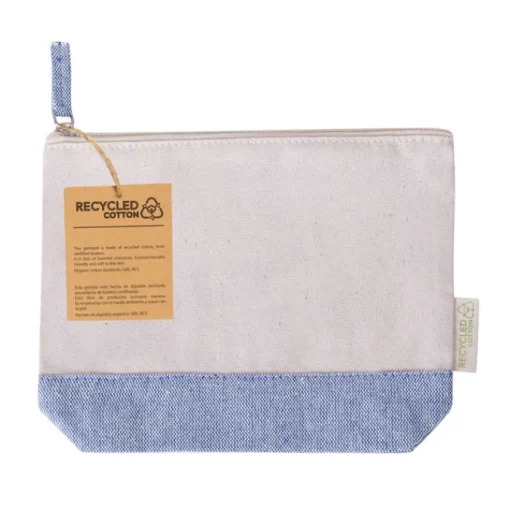 Gift Campaign Pochette promozionale in cotone riciclato con base e maniglia colorate> Pochette Personalizzate