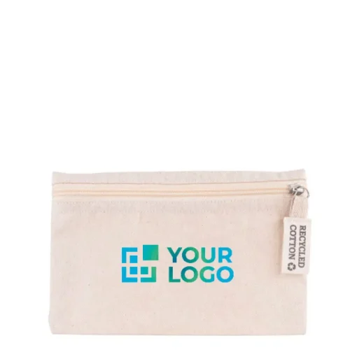 Gift Campaign Pochette promozionale in cotone riciclato 220 g/m2 Cotton Recycled> Beauty Case Personalizzati