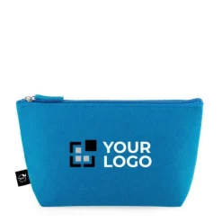 Gift Campaign Pochette spaziosa in feltro riciclato con chiusura a zip></noscript> Pochette Personalizzate