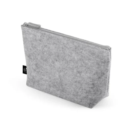 Gift Campaign Pochette spaziosa in feltro riciclato con chiusura a zip> Pochette Personalizzate