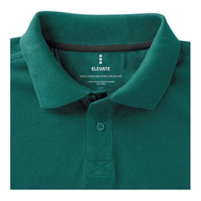 Gift Campaign Polo a manica corta da uomo in cotone piqué 200 g/m2 Elevate Life> Polo Personalizzate